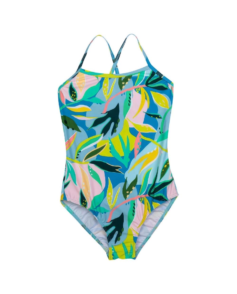gottex Rainforest Round Neck One Piece Swimsuit Rainforest
