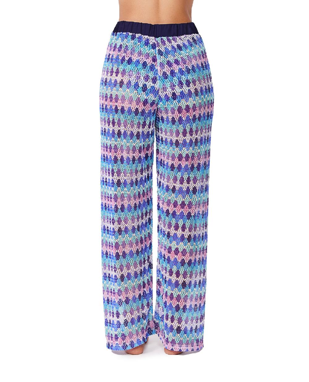 Gottex Retro Riviera Netted Crochet Beach Pant Cover-Up Retro