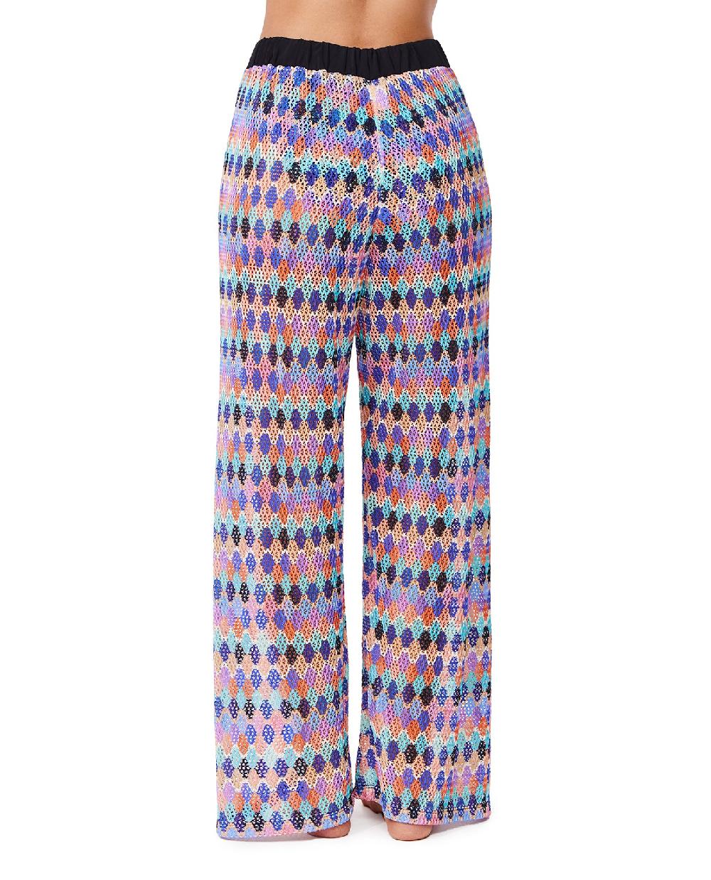 Gottex Retro Riviera Netted Crochet Beach Pant Cover-Up Retro