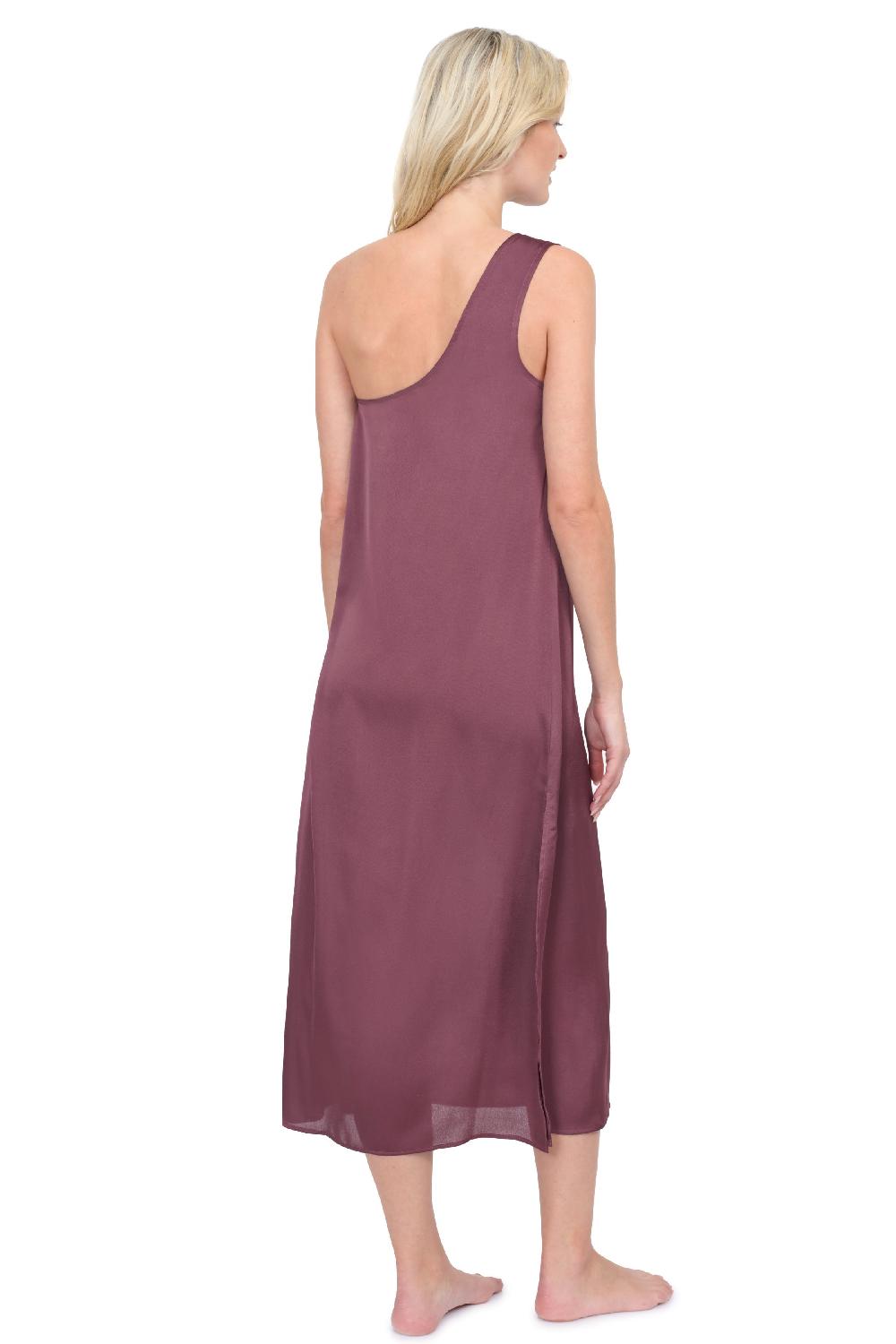 Gottex Rose Bud One Shoulder Sarong Dress Cover Up Rose