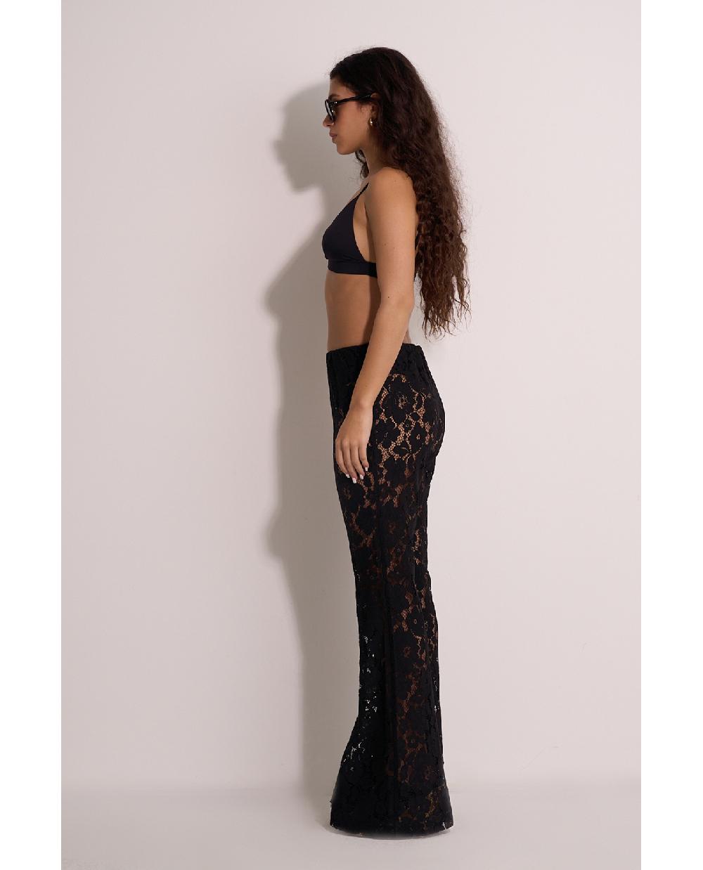 Gottex Saint Tropez Floral Lace Cover-Up Pants Tropez