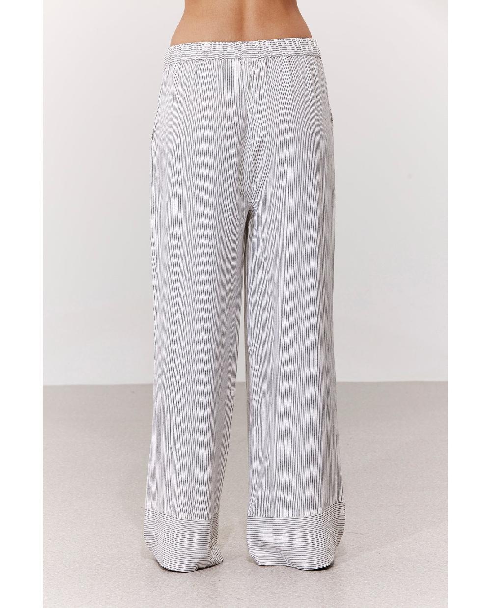 Gottex Saltstripe Wide Leg Beach Pant Cover-Up Saltstripe