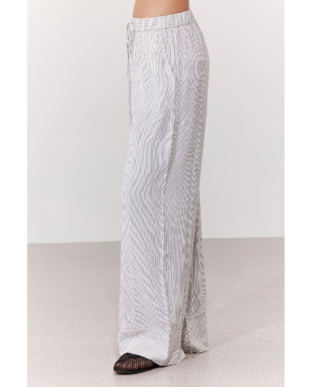 Gottex Saltstripe Wide Leg Beach Pant Cover-Up Saltstripe