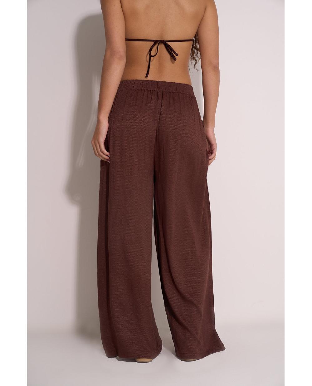 Gottex Satin Shore High Waist Beach Pant Cover-Up Dark