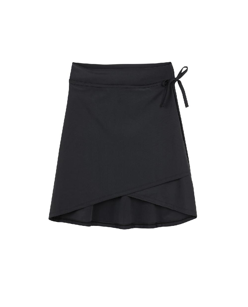 gottex Sea Solids Swim Skirt with Inner Short Black