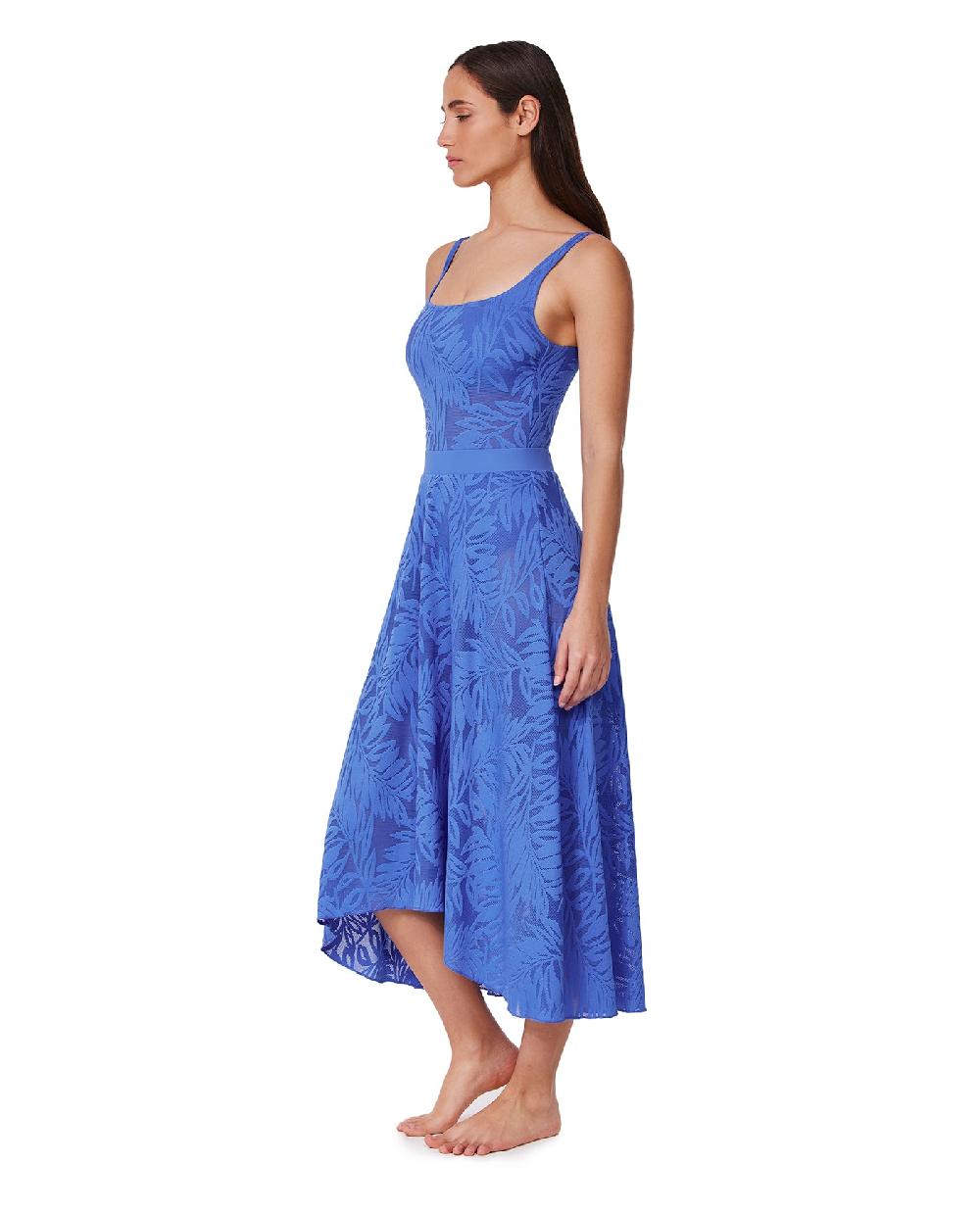 Gottex Skyfall Textured High Low Skirt Cover-Up Hamptons