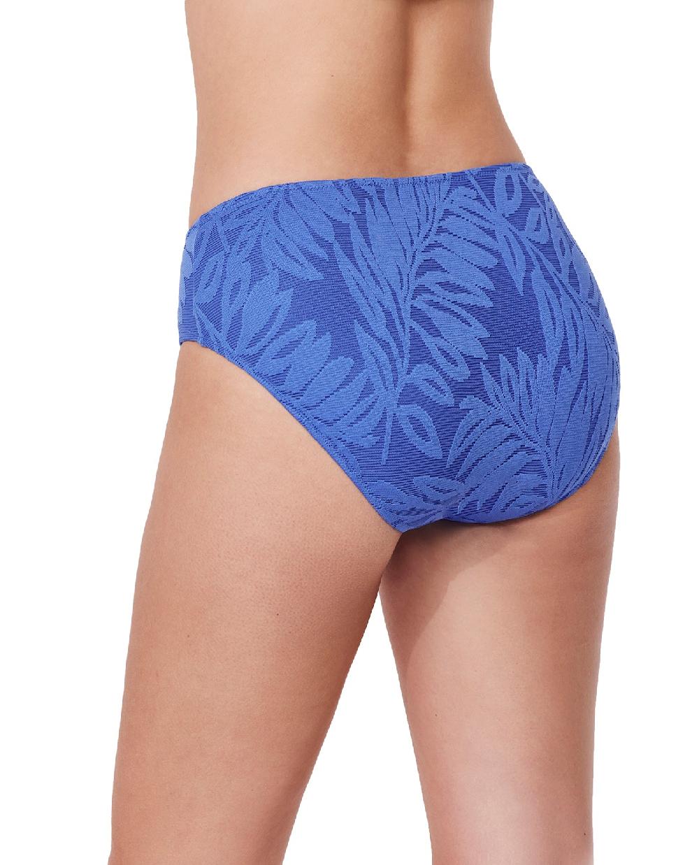 Gottex Skyfall Textured Mid Waist Swim Bottom Hamptons