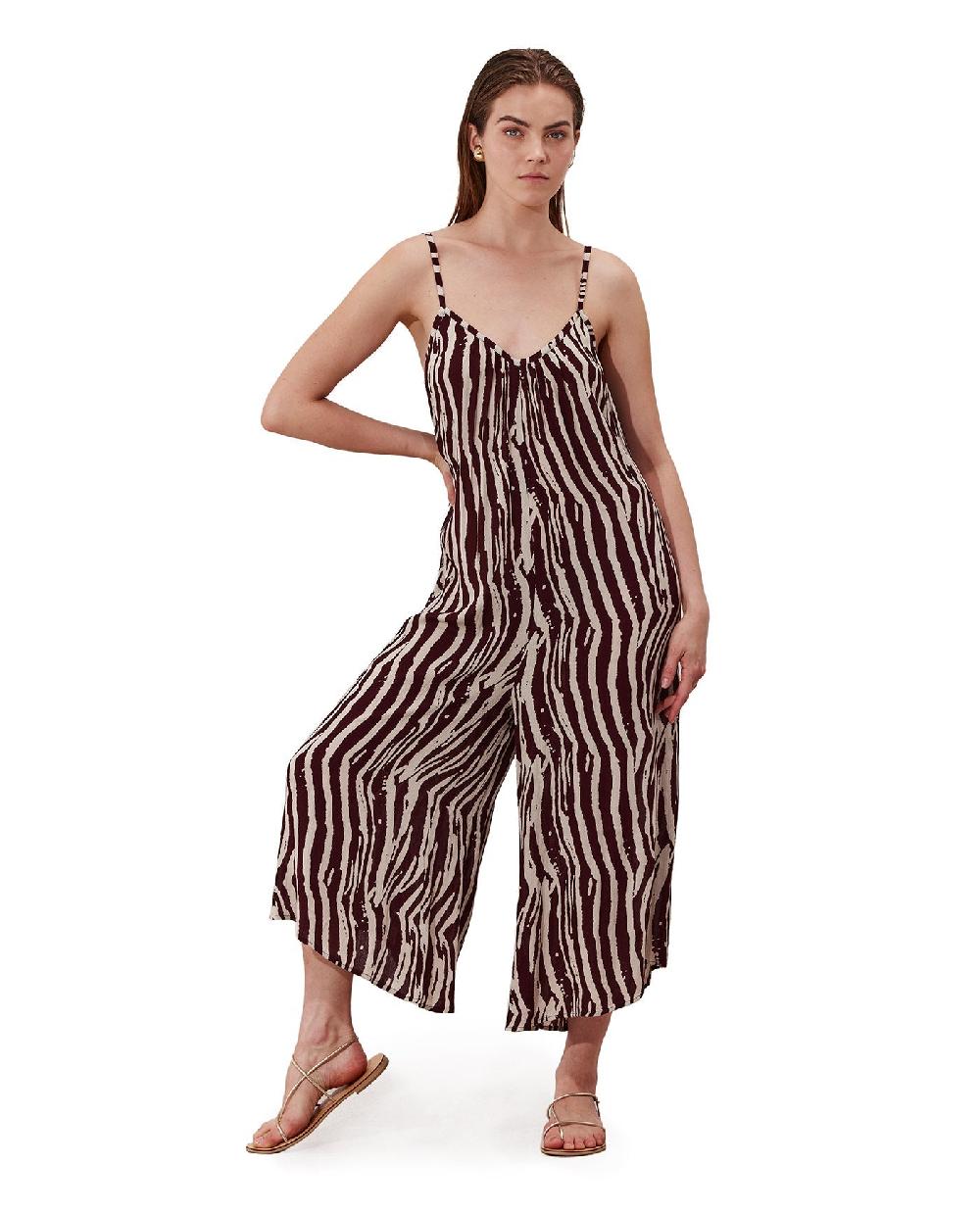 gottex Solena Crêpe Oversized Jumpsuit Cover-Up Solena