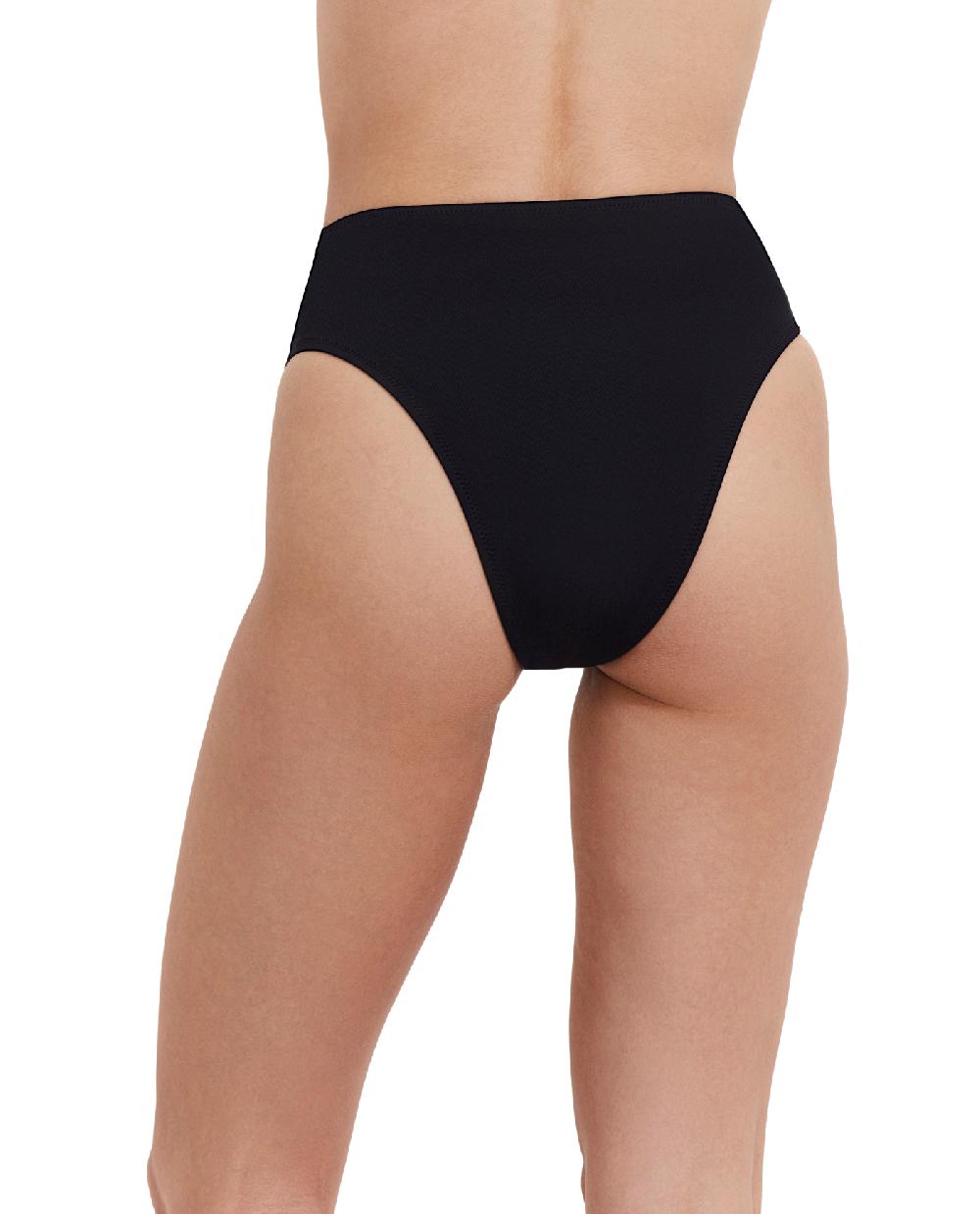 Gottex Solid High Rise High Leg Bikini Bottom Solid