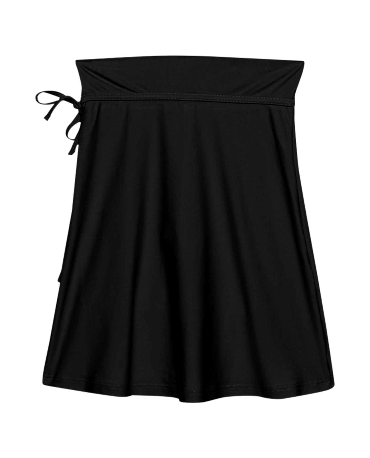 Gottex Solid Midi Skirt Cover Up With Built In Pant Black