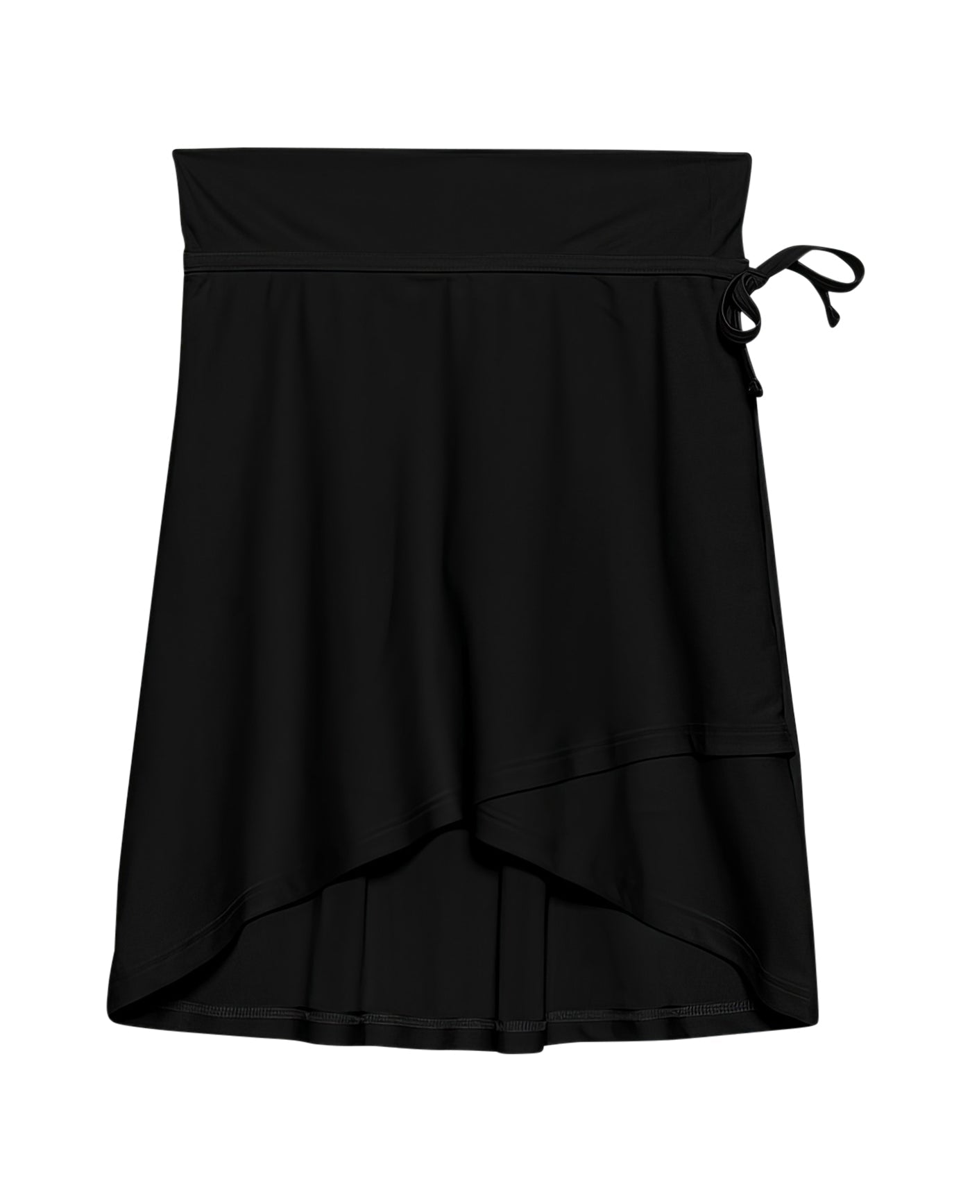 gottex Solid Midi Skirt Cover Up With Built In Pant Black