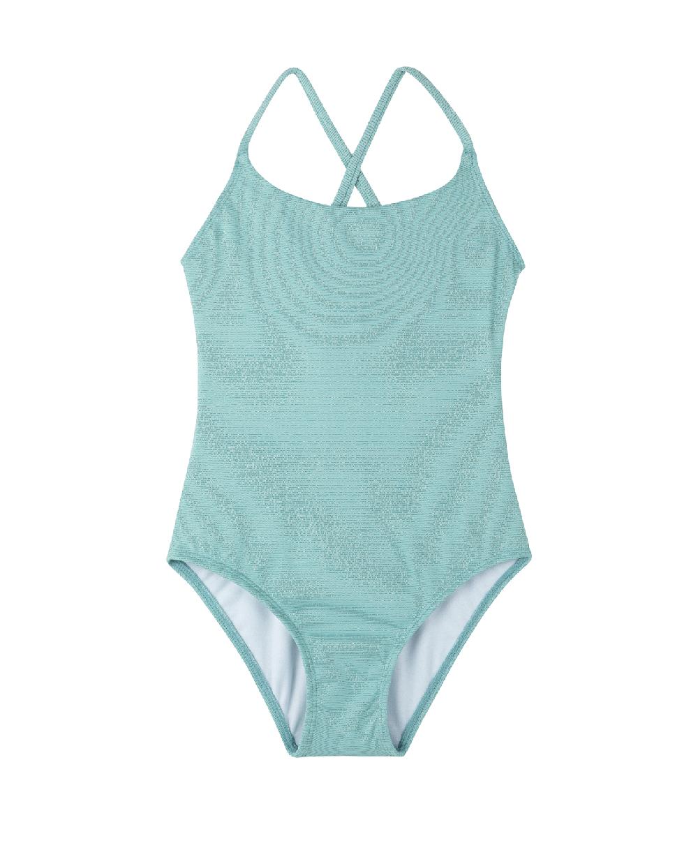 gottex Sparkles Criss Cross Tie Back One Piece Turquoise