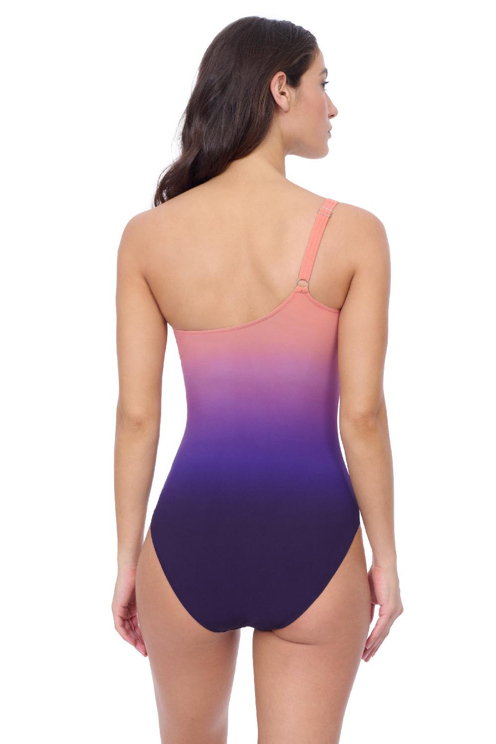 Gottex Splendor Ombre One Shoulder One Piece Profile