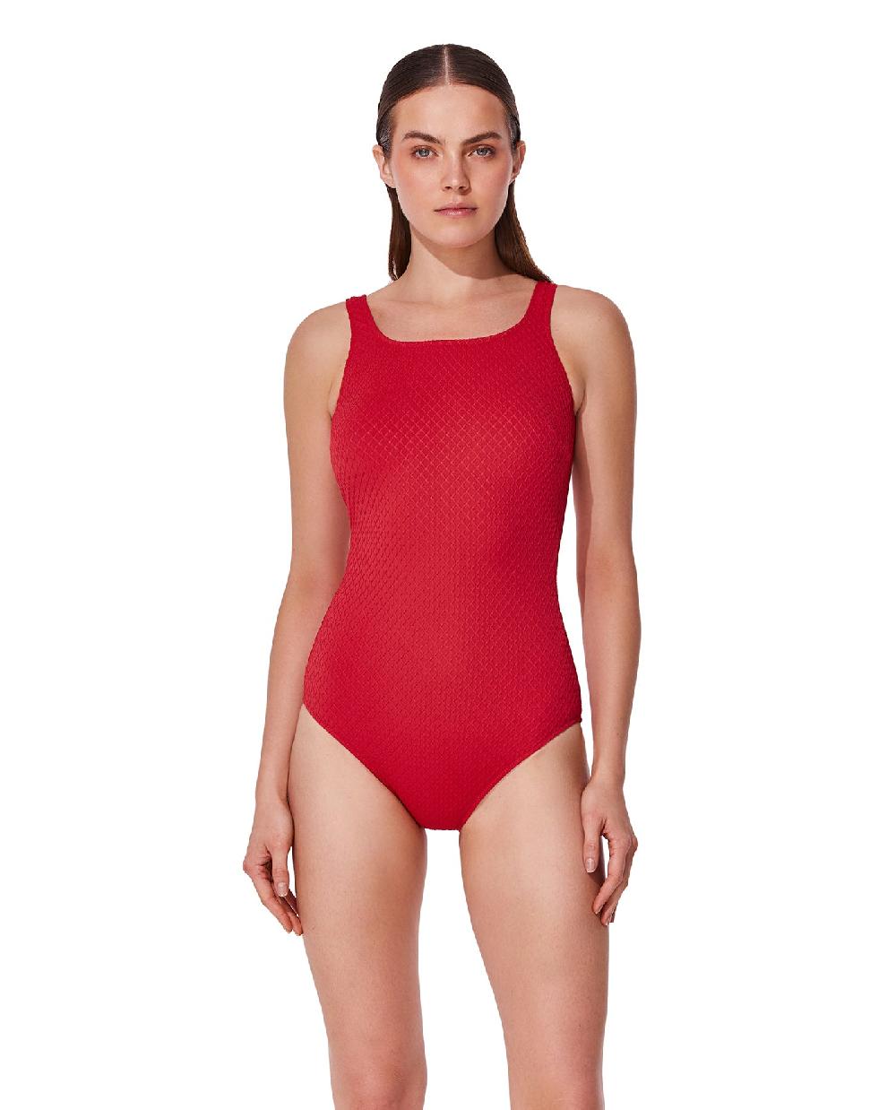 gottex St. Tropez High Neck Mastectomy Textured One Piece St.tropez