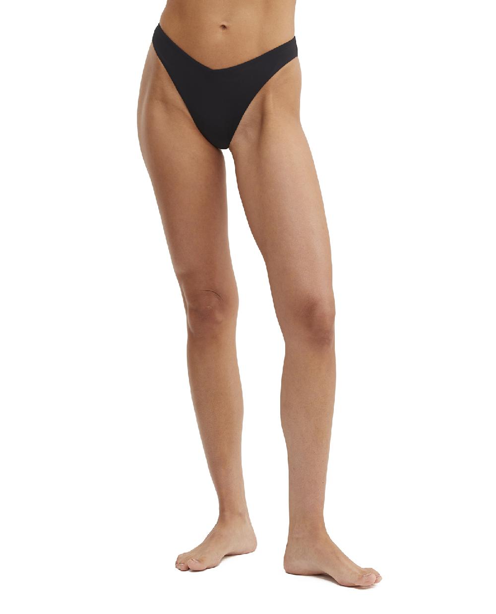 gottex Timeless Chic Iman High Leg Bikini Bottom Black