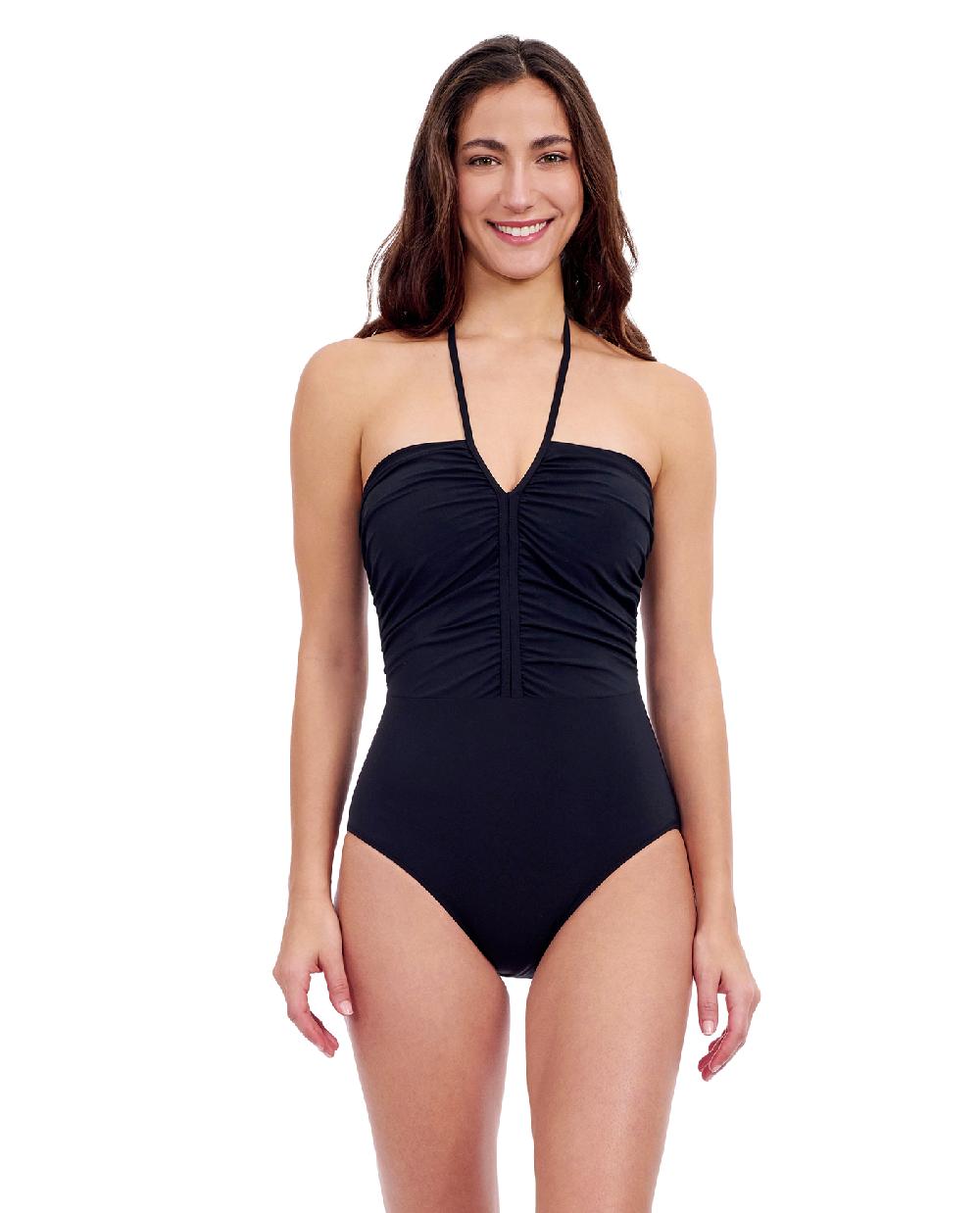 gottex Tutti Frutti Bandeau One Piece Swimsuit Profile