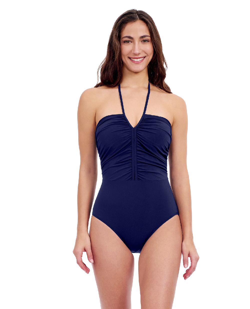 gottex Tutti Frutti Bandeau One Piece Swimsuit Profile