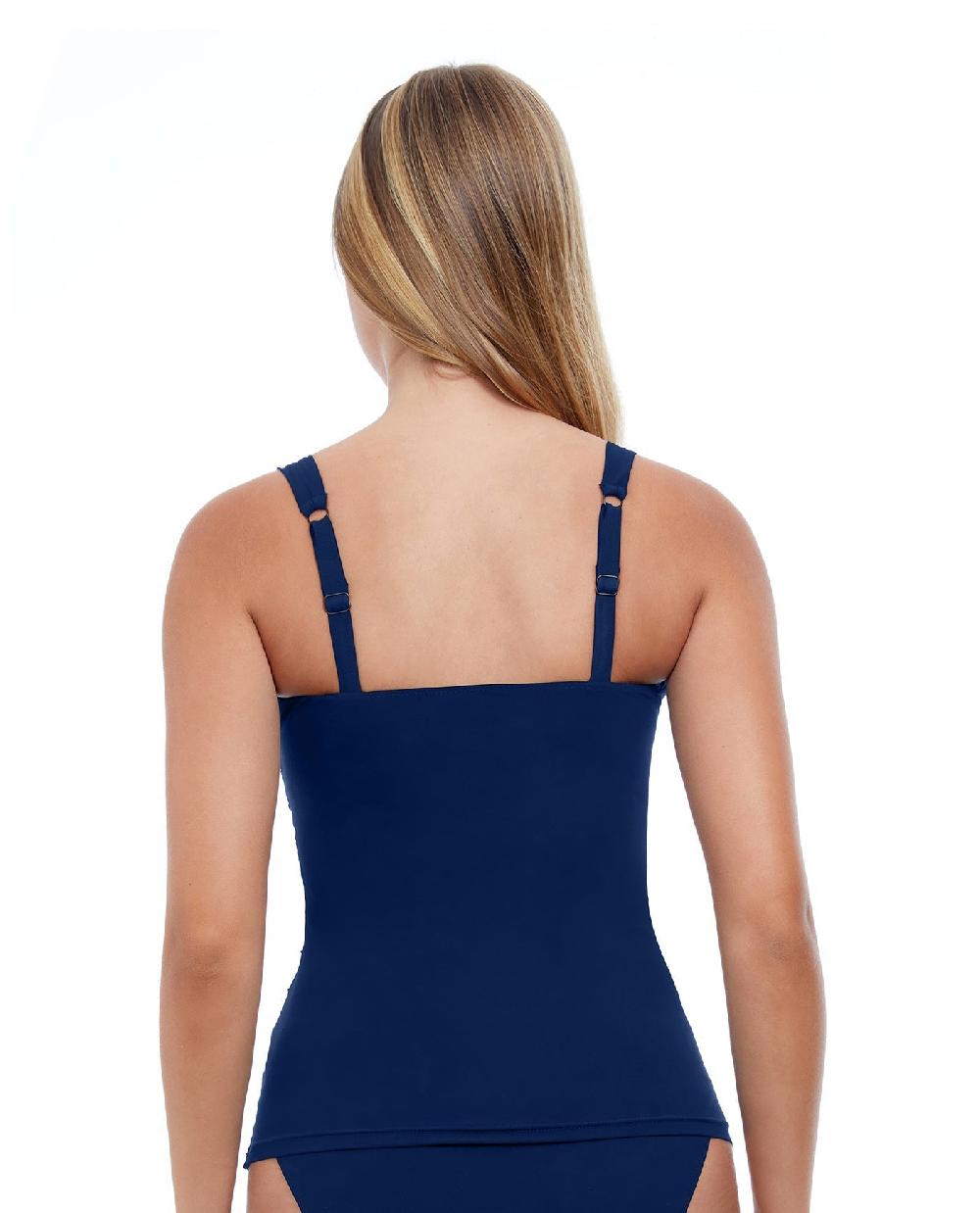 Gottex Tutti Frutti D-Cup Scoop Neck Shirred Underwire Tankini Top Profile