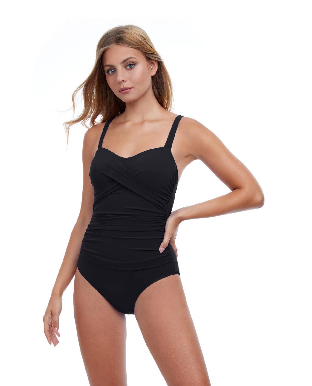 gottex Tutti Frutti D-Cup Underwire One Piece Swimsuit Profile