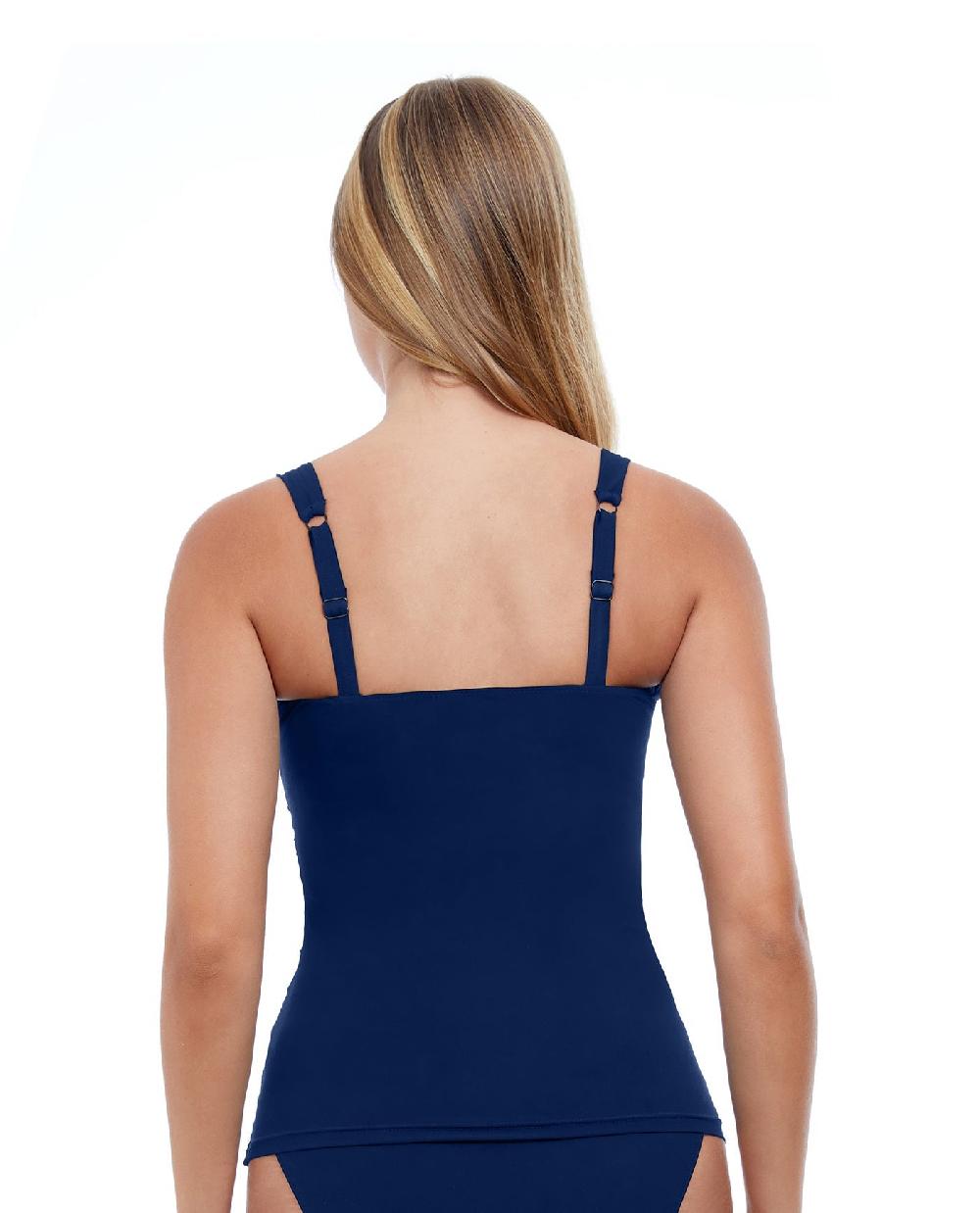 Gottex Tutti Frutti E-Cup Scoop Neck Shirred Underwire Tankini Top Profile