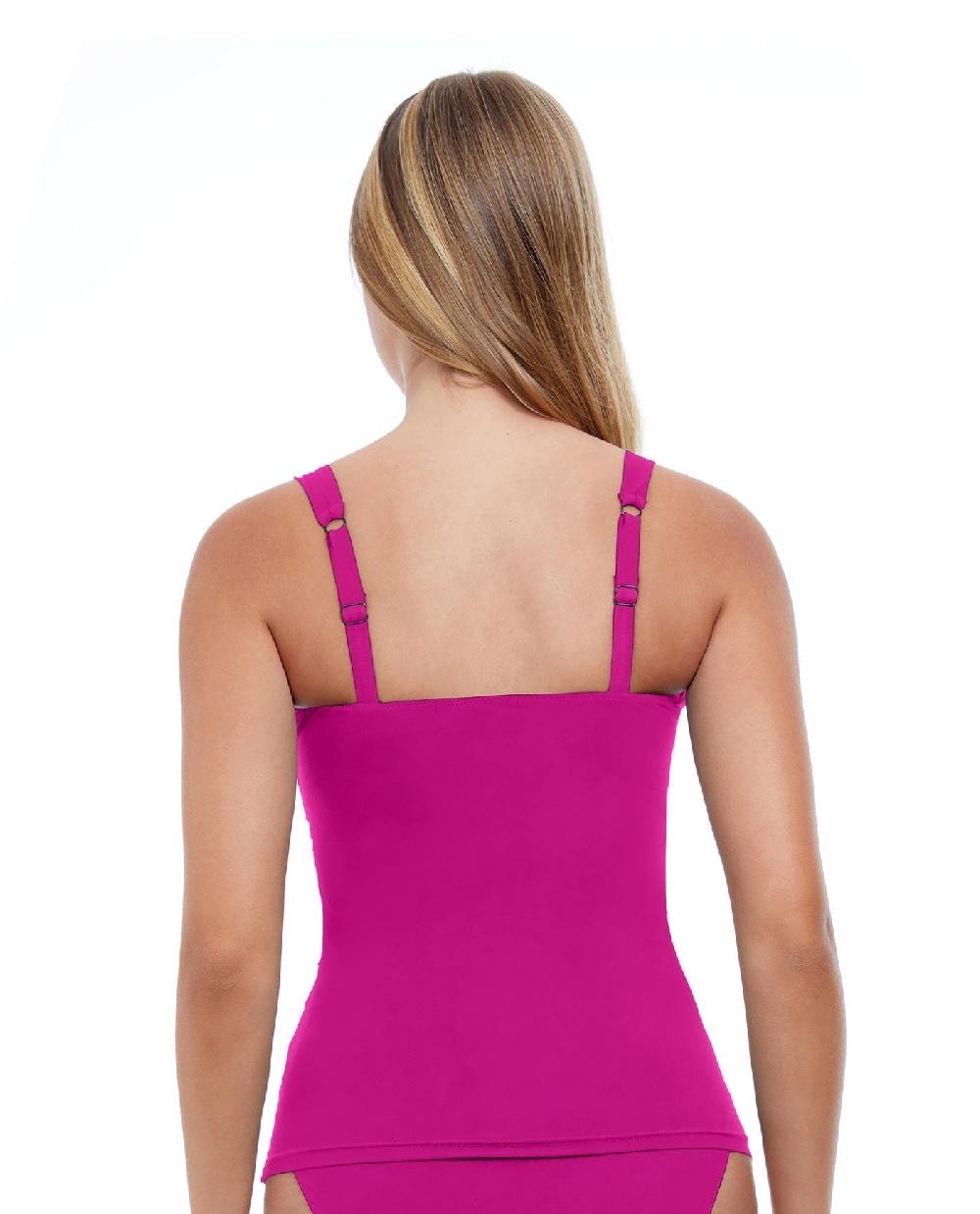 Gottex Tutti Frutti E-Cup Scoop Neck Shirred Underwire Tankini Top Profile