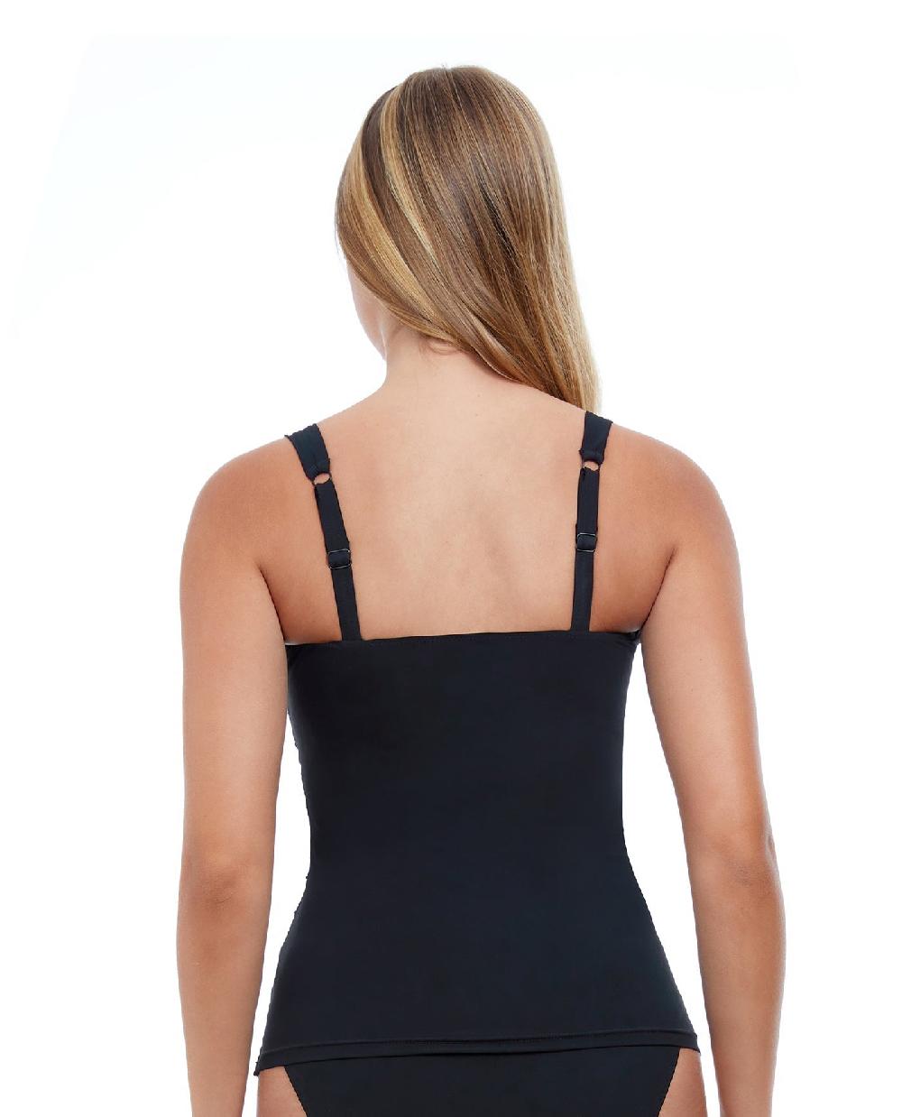 Gottex Tutti Frutti F-Cup Scoop Neck Shirred Underwire Tankini Top Profile