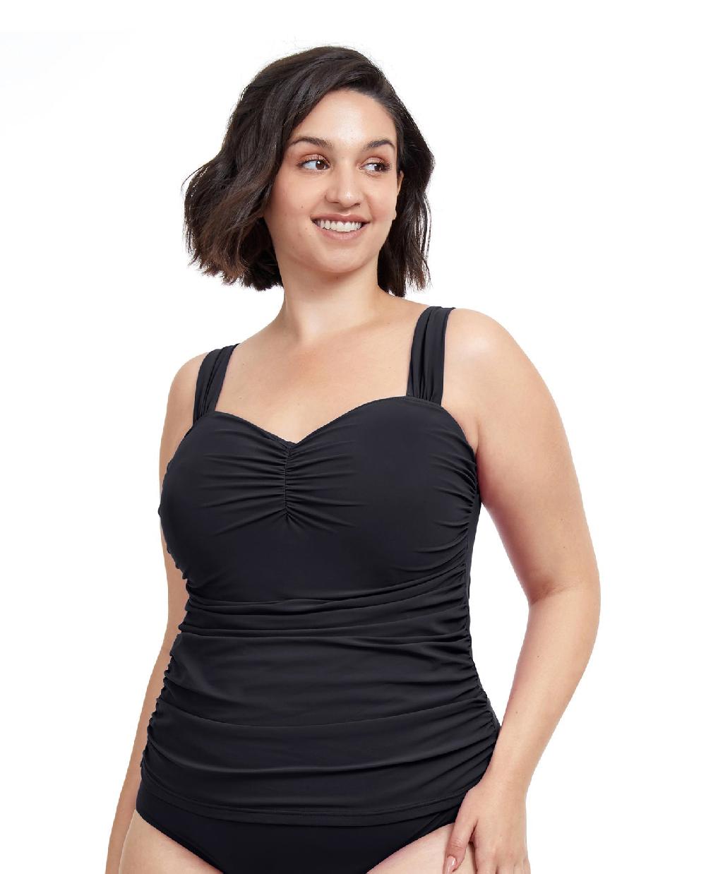 gottex Tutti Frutti Plus Size Sweetheart Underwire Tankini Top Profile