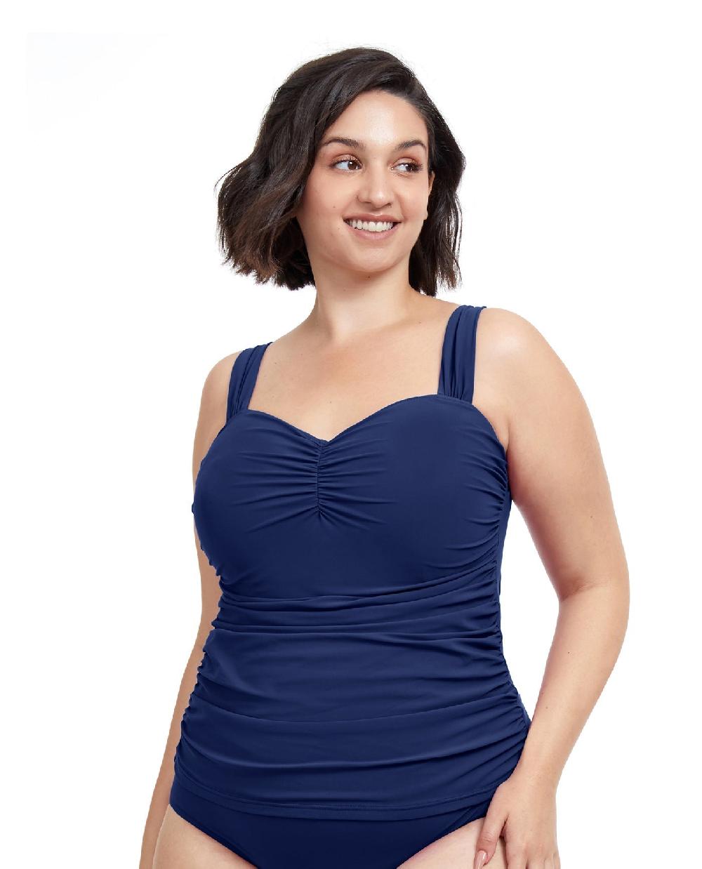 gottex Tutti Frutti Plus Size Sweetheart Underwire Tankini Top Profile