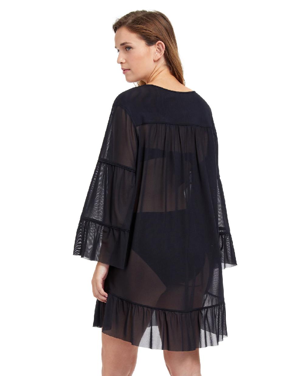 Gottex Tutti Frutti V-Neck Mesh Tunic Cover Up Profile