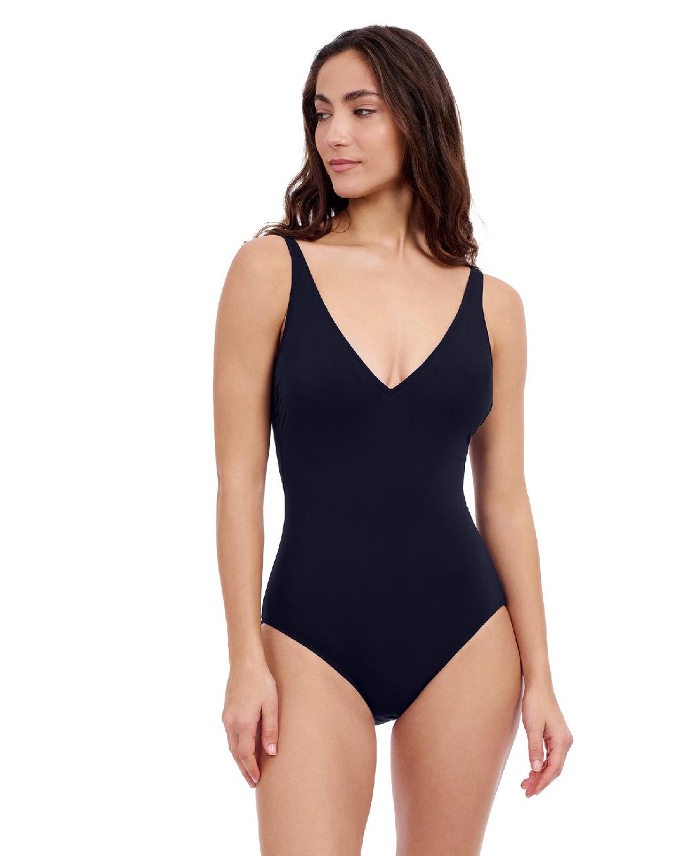 gottex Tutti Frutti V-Neck One Piece Swimsuit Profile