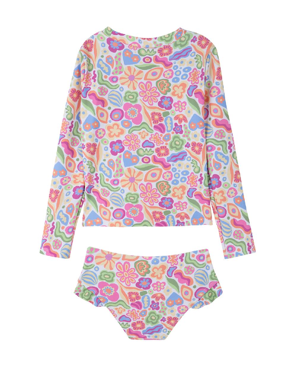 Gottex Under The Sea Long Sleeve Rash Guard Set Sea