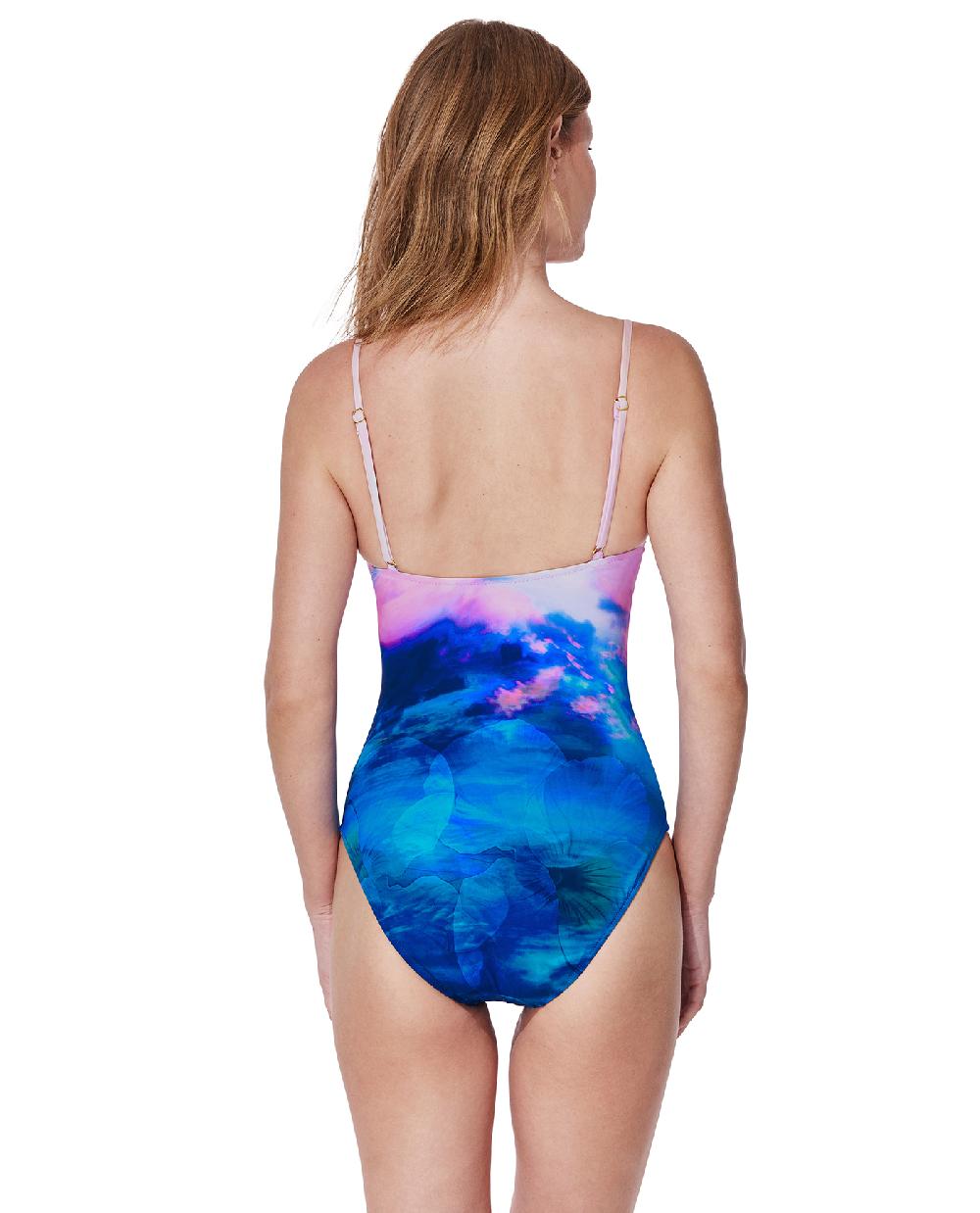 Gottex Under The Sea Underwire Square Neck One Piece The