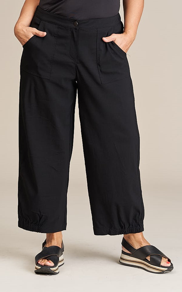 gozzip Clara Baggy pants - Black
