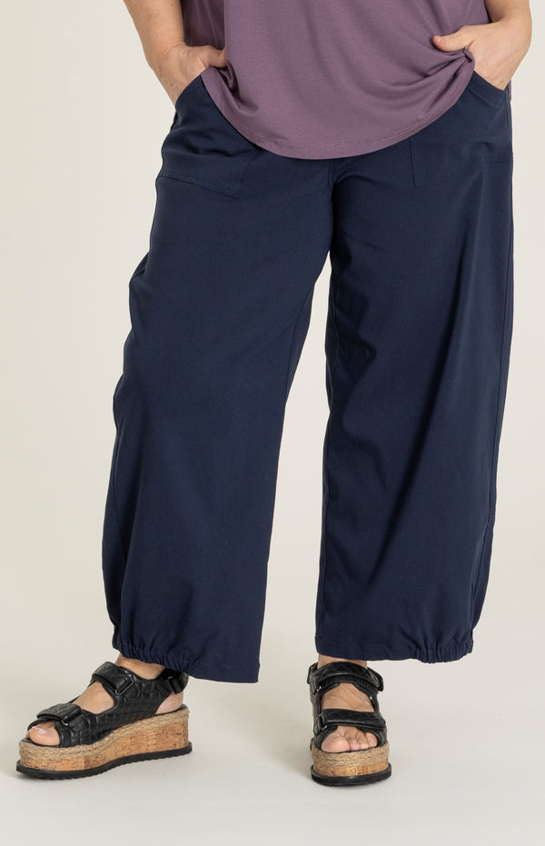 gozzip Clara Baggy pants - Navy