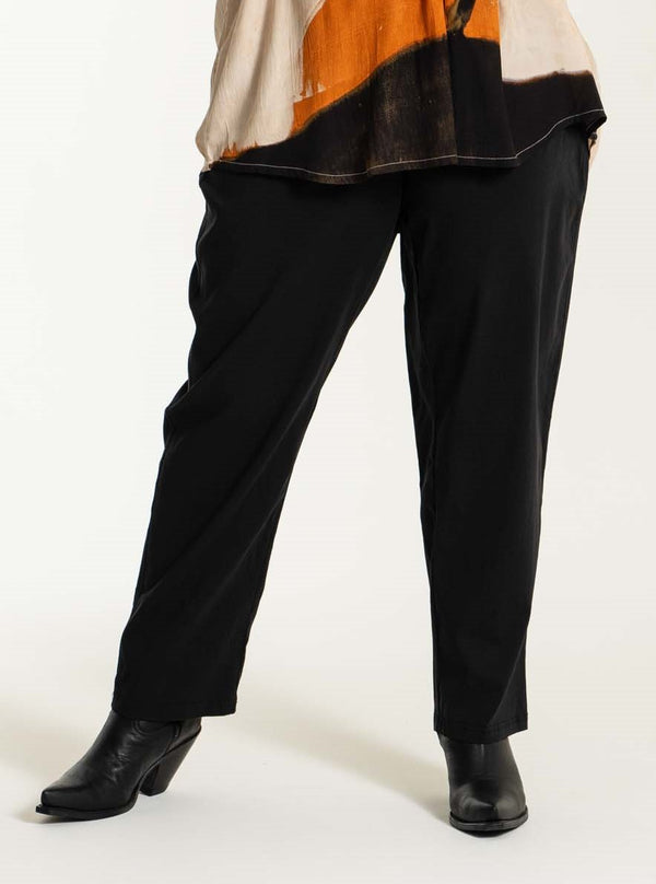 gozzip Clara Baggy straight legs - Black