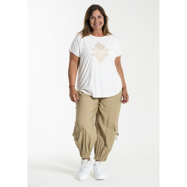 Gozzip GAnneline Cargo Pants - Sand