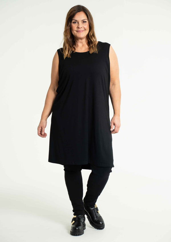 Gozzip Gitte Panel Dress - Black