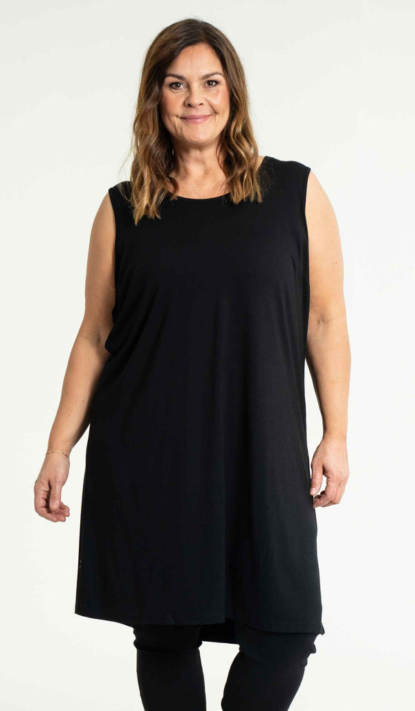 gozzip Gitte Panel Dress - Black