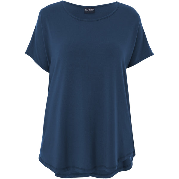 gozzip Gitte T-shirt - Dusty Blue