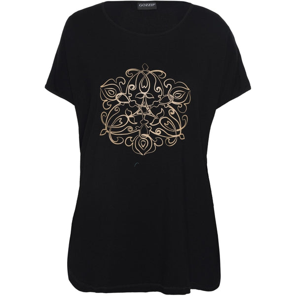 Gozzip Gitte T-shirt With Print - FLERE FARVER