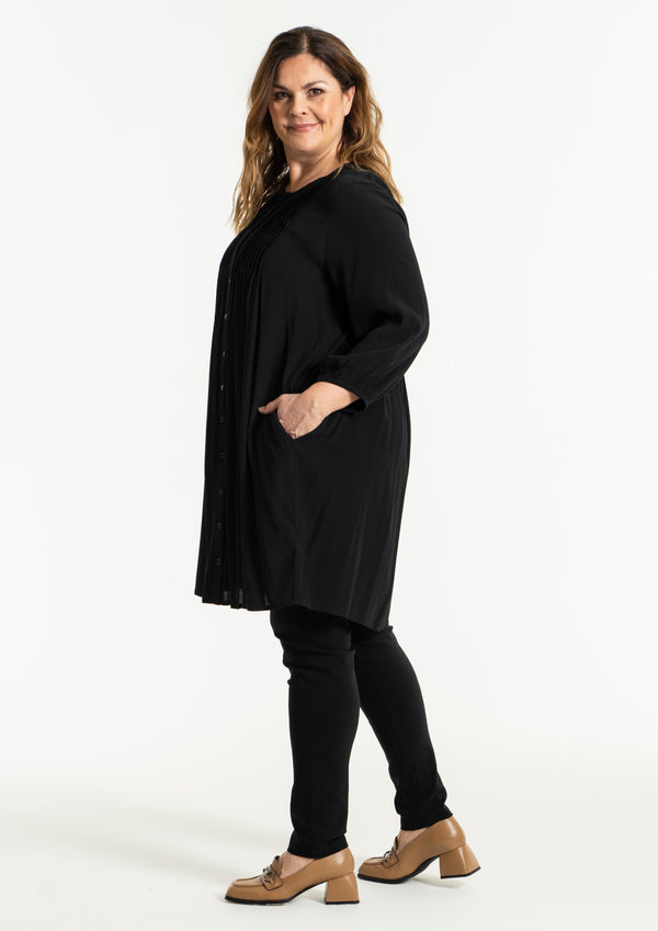 Gozzip Johanne Shirt Tunic - Black