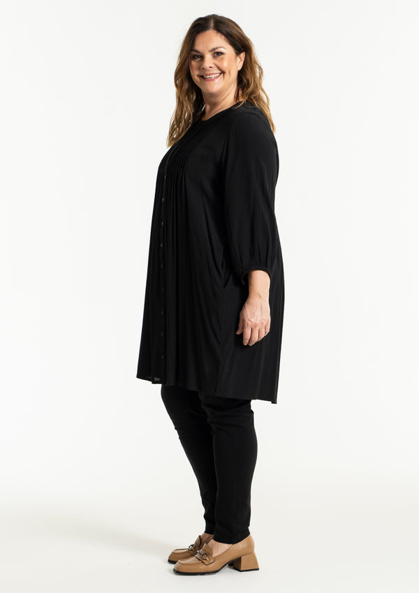 Gozzip Johanne Shirt Tunic - Black