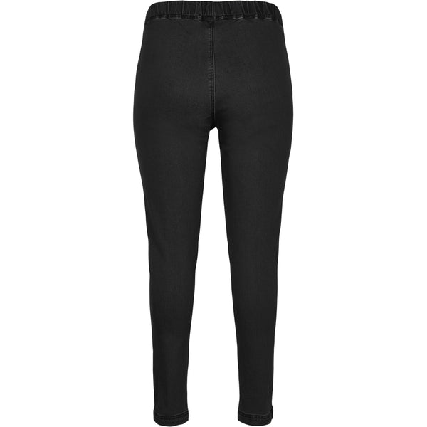 Gozzip Maya Denim Leggings - Black Denim