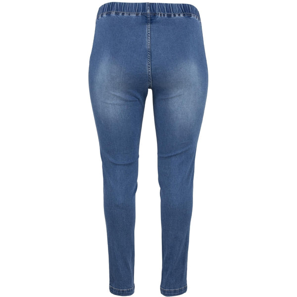 Gozzip Maya Denim Leggings - Light Blue Denim