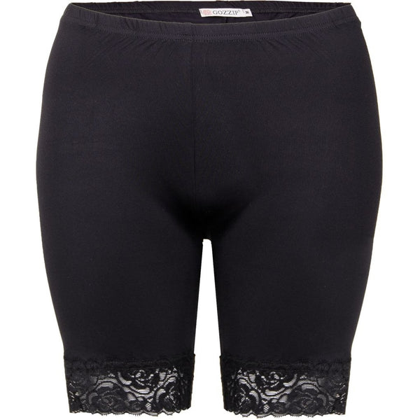 gozzip Rosa Under pants with lace - Black