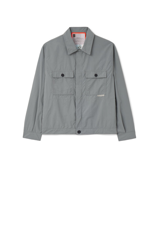 gr10k 40000 REPLICATED SHORT JACKET - PALE GREY