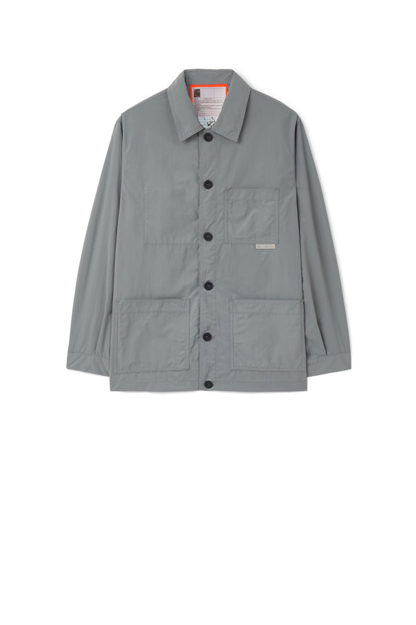 gr10k 45000 REPLICATED JACKET - PALE GREY