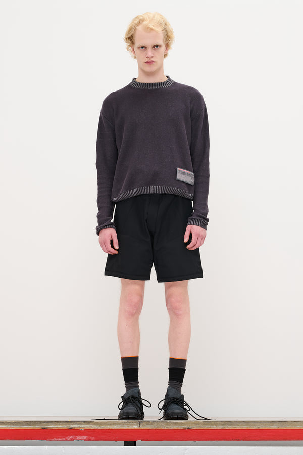 gr10k BLENDED HIGH MOLECULAR CREWNECK - STONE GREY