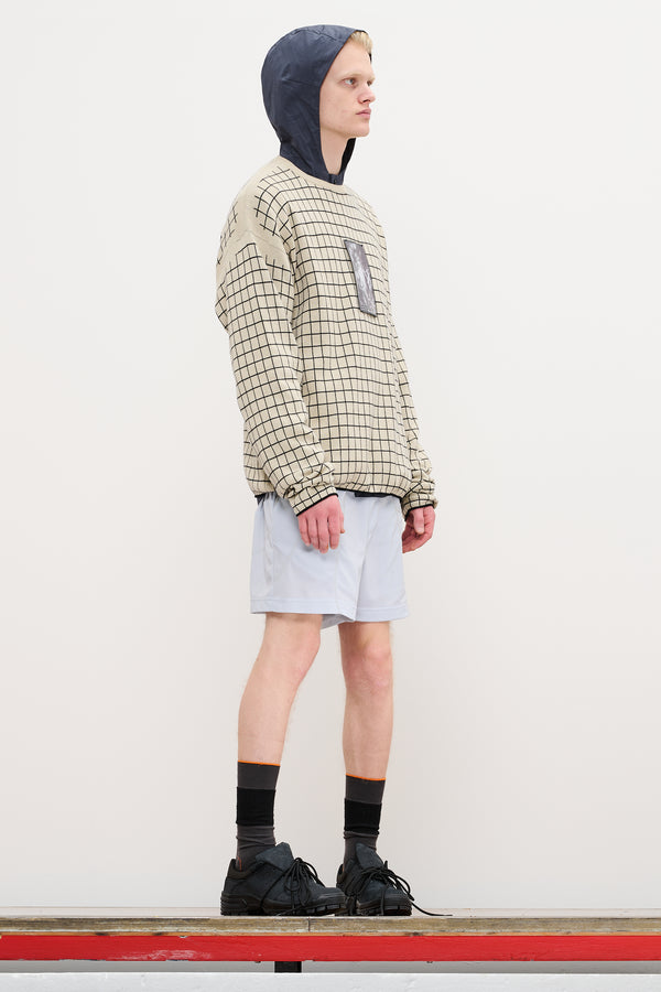 Gr10k CHECKED LONGSLEEVE KNIT - SAND