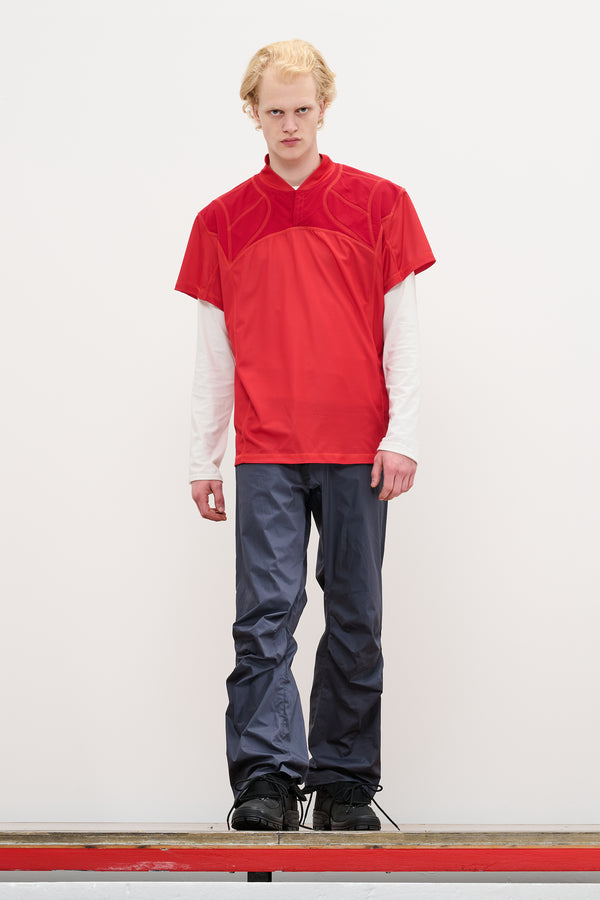 Gr10k COMBACT T-SHIRT - CARDINAL RED